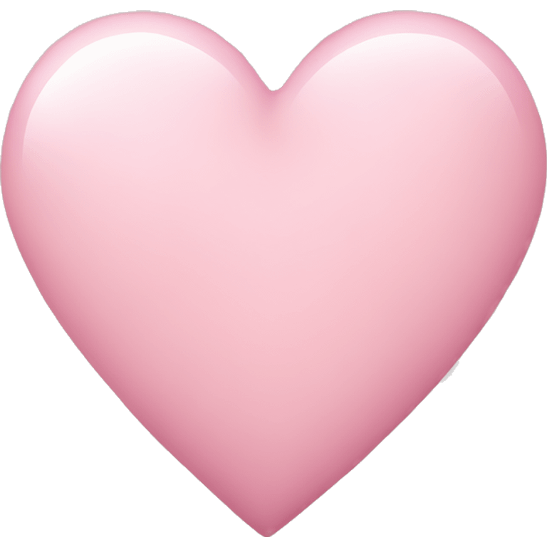 light pink heart emoji