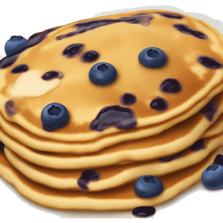 Blueberry pancakes  emoji