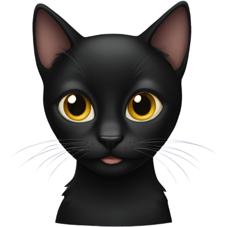 Black cat emoji