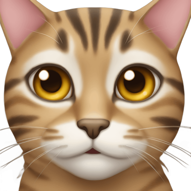 tabby cat face emoji