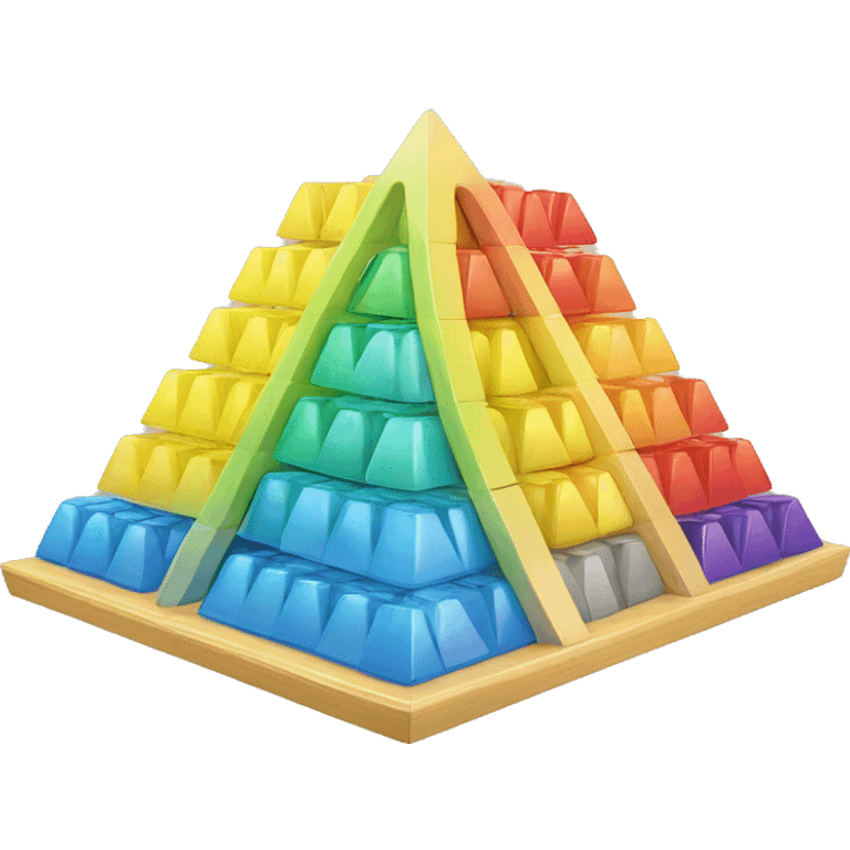 pyramid sorter toy emoji