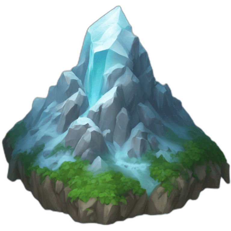 crystal mountain emoji