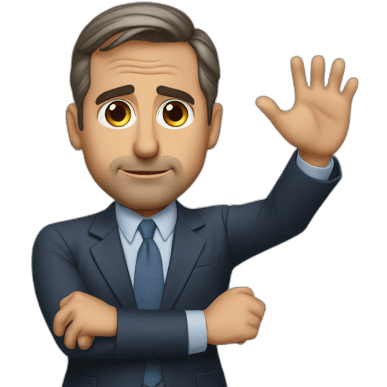 steve carell saying no emoji