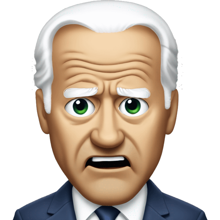 very angry joe biden emoji