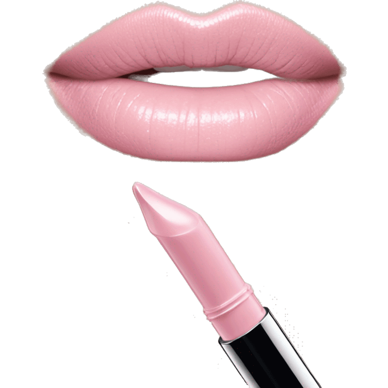 Pastel pink Dior lip gloss emoji