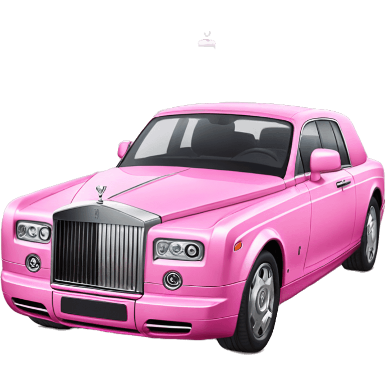 pink rolls royce stars inside  emoji