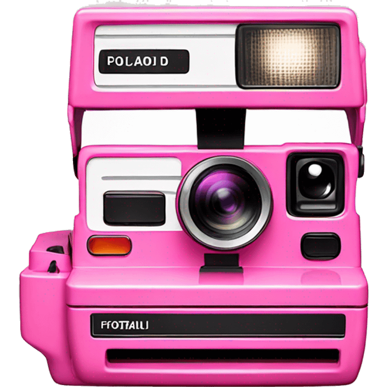 fujifilm pink Polaroid camera  emoji