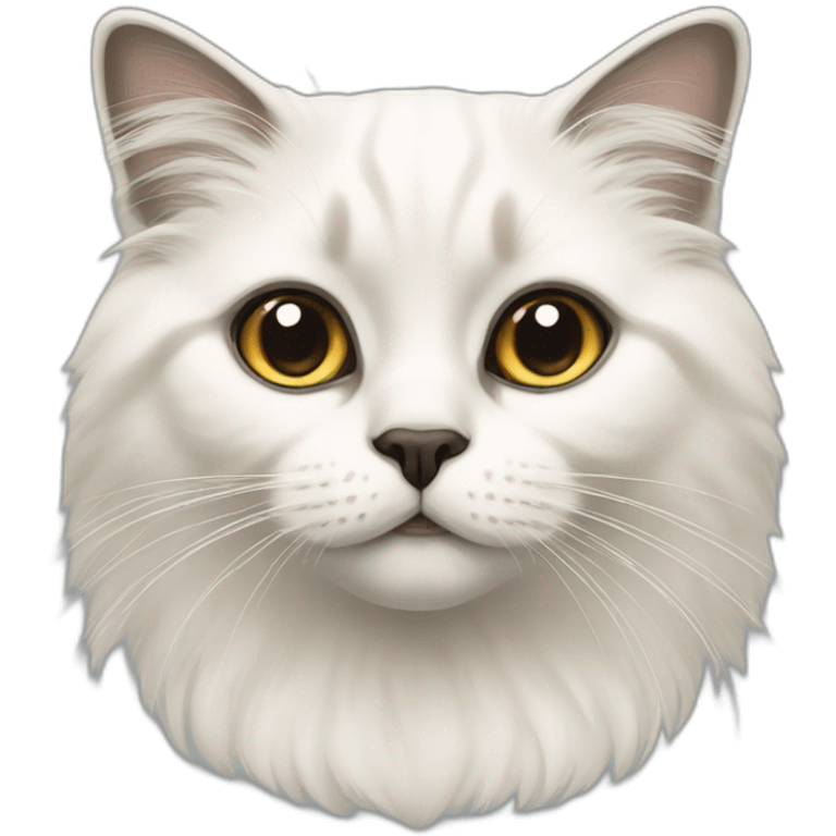 White birman cat emoji