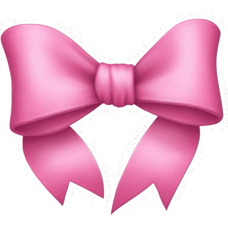 Pink bow emoji