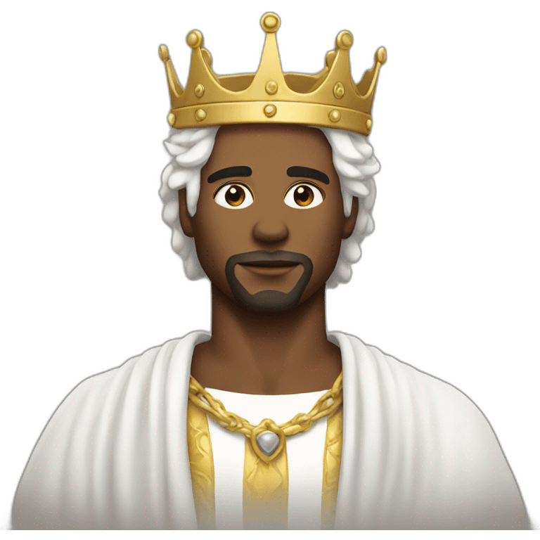 sexy white king emoji