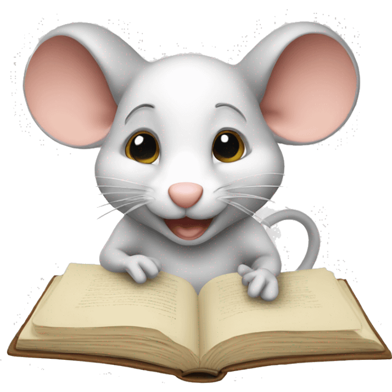 Studying mouse emoji