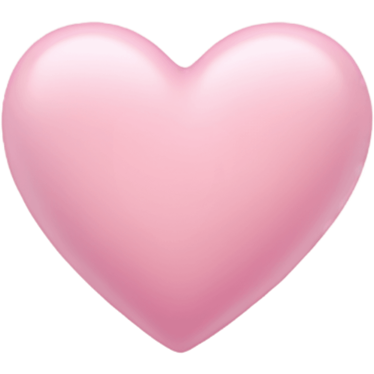 pastel pink heart emoji