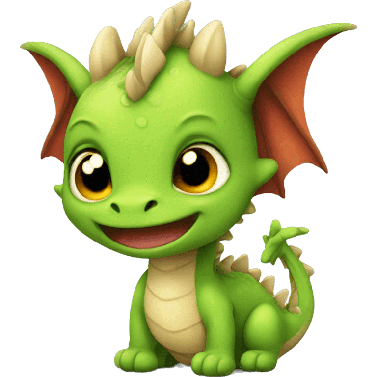 cute baby dragon emoji