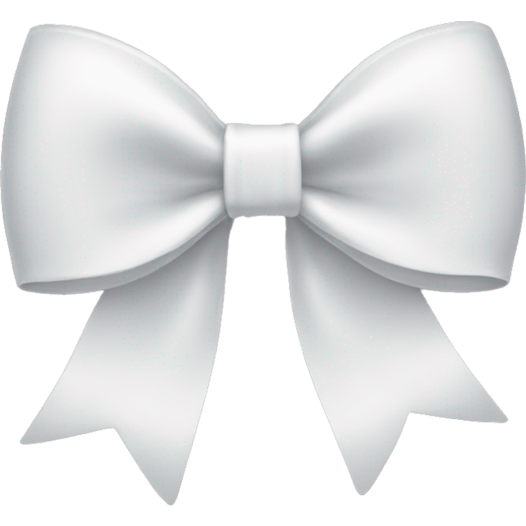 white bow  emoji