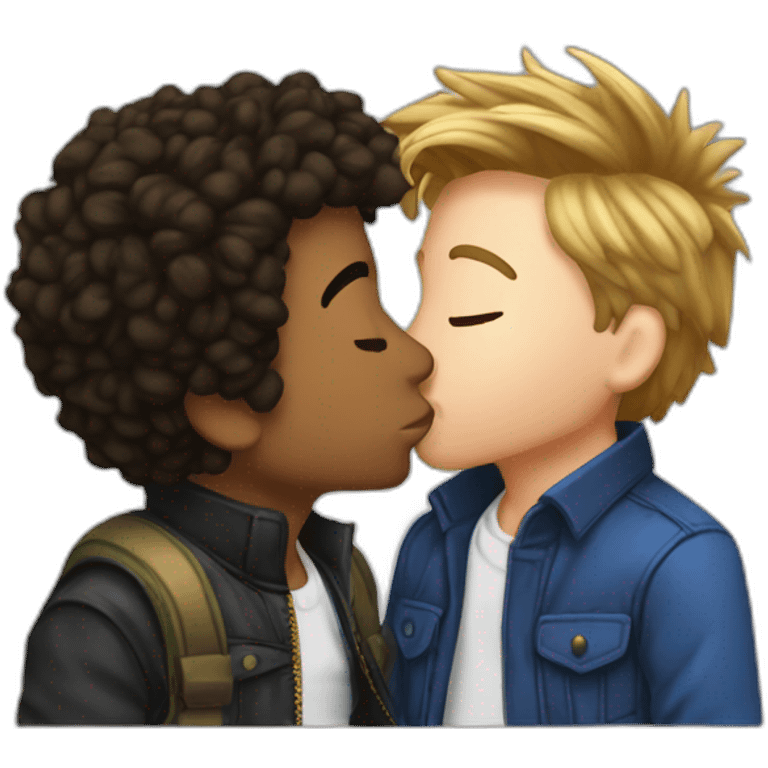 mcfly kissing carlito emoji