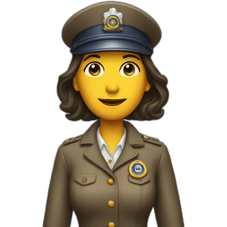 Harriet Quimby with aviation hat emoji