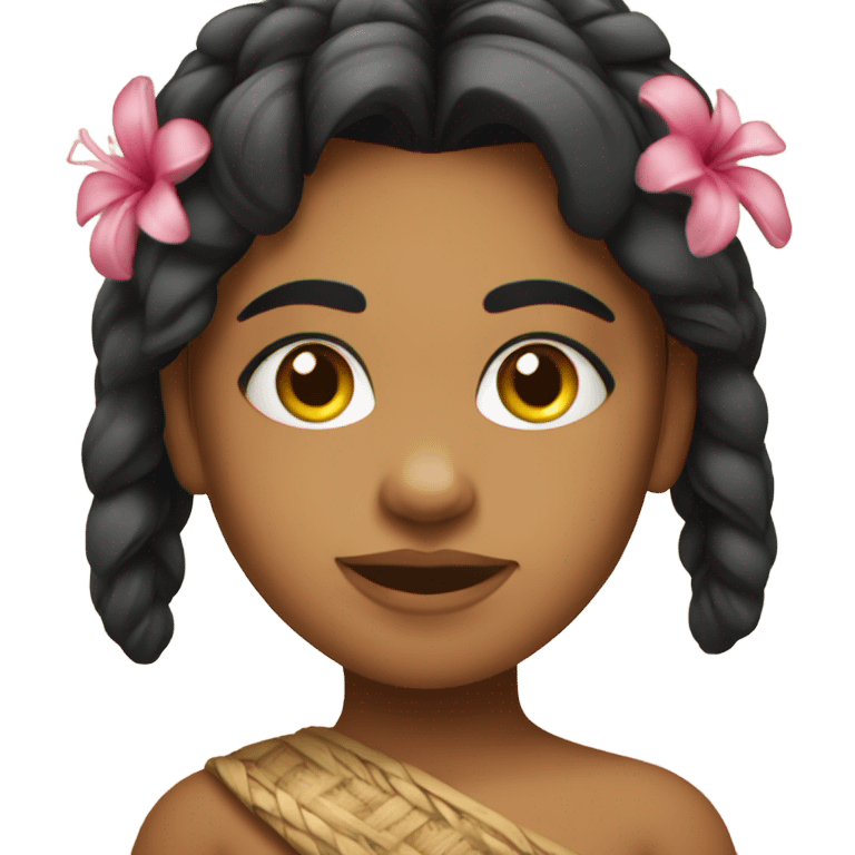 polynesian girl emoji