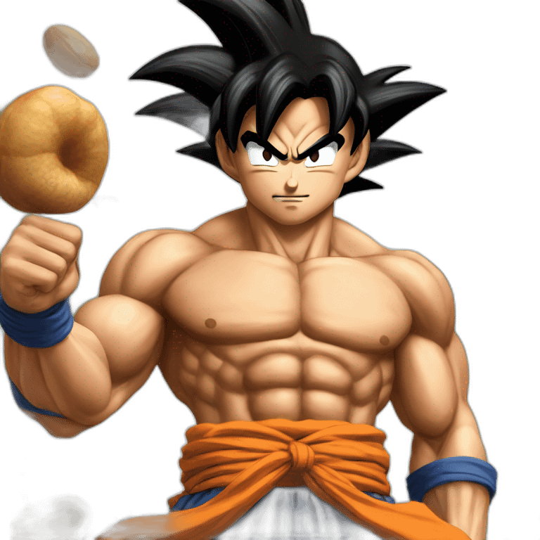 does goku clean nuts? emoji