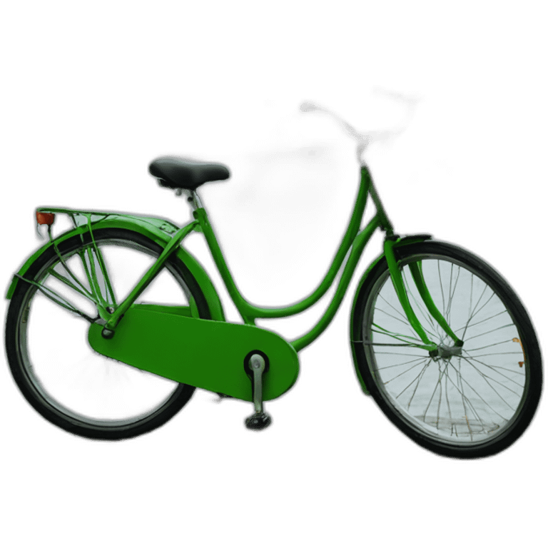 green bike in copenhagen emoji