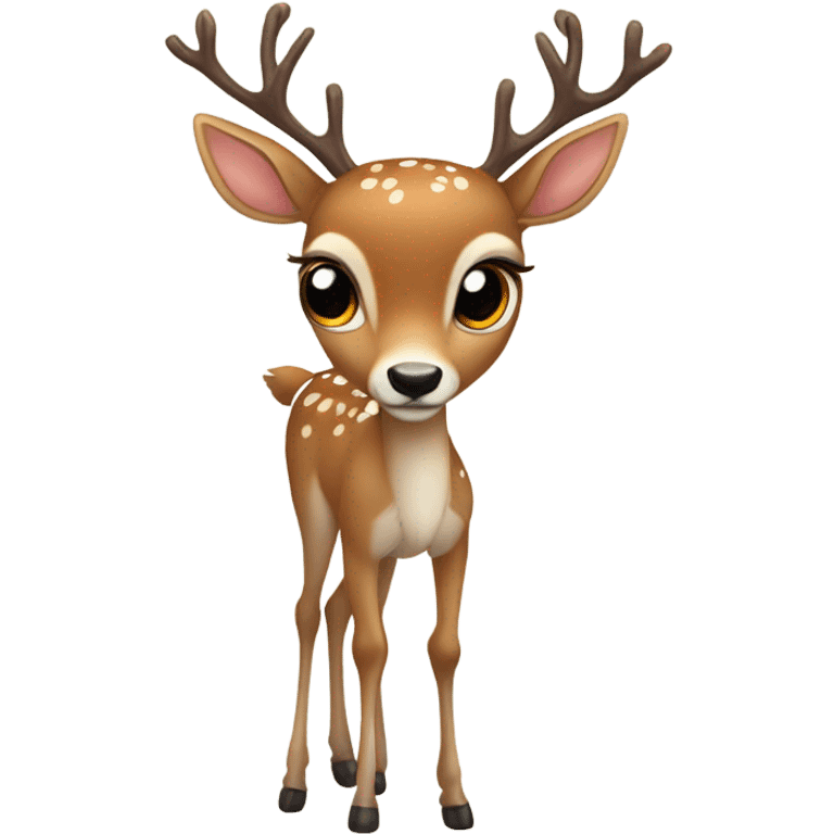 Coquette deer  emoji