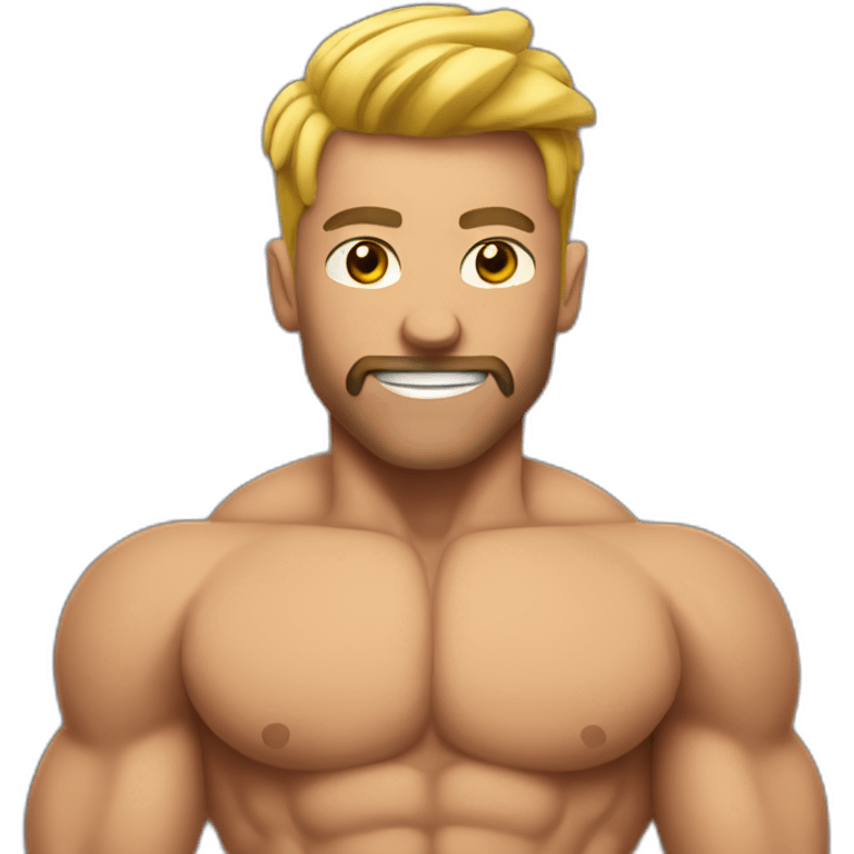 muscle gay emoji