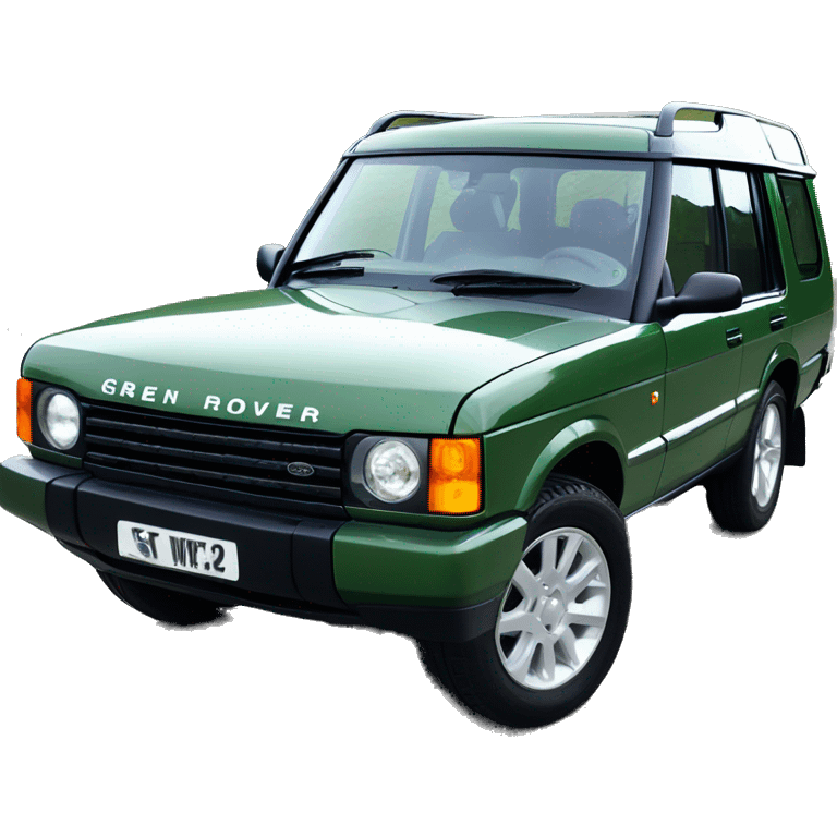 Land rover discovery series 2 green emoji