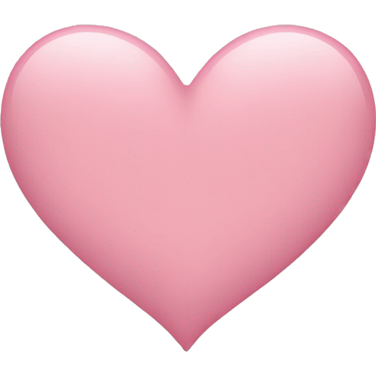 Light pink heart  emoji