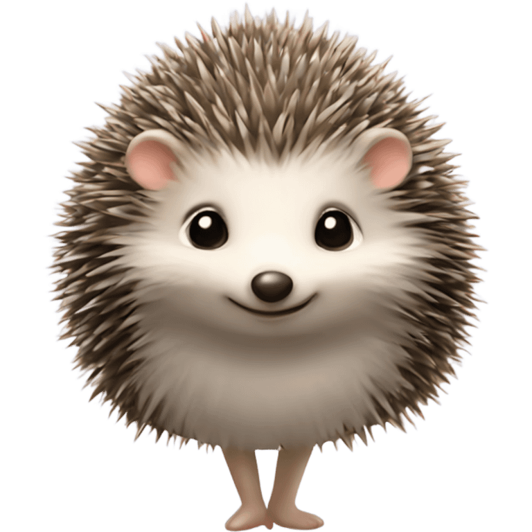 Hedgehog in a ballet suit ￼ emoji