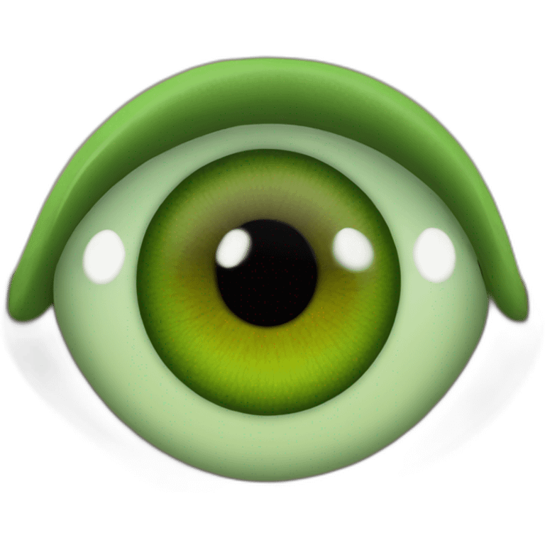 Frog's eye emoji