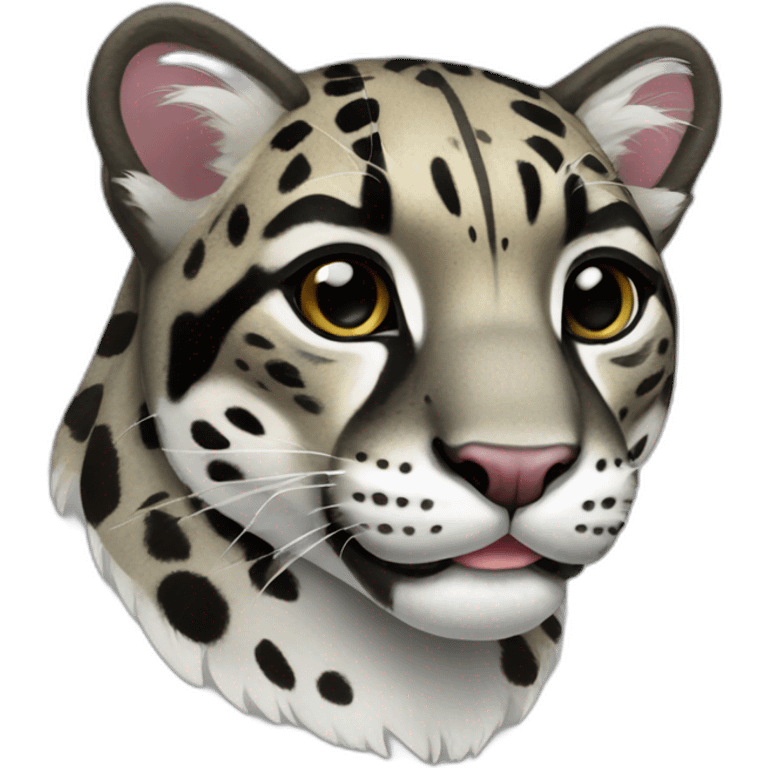 clouded leopard emoji