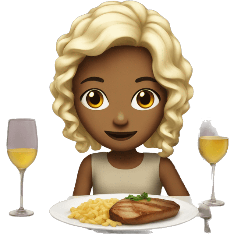 girl dinner emoji