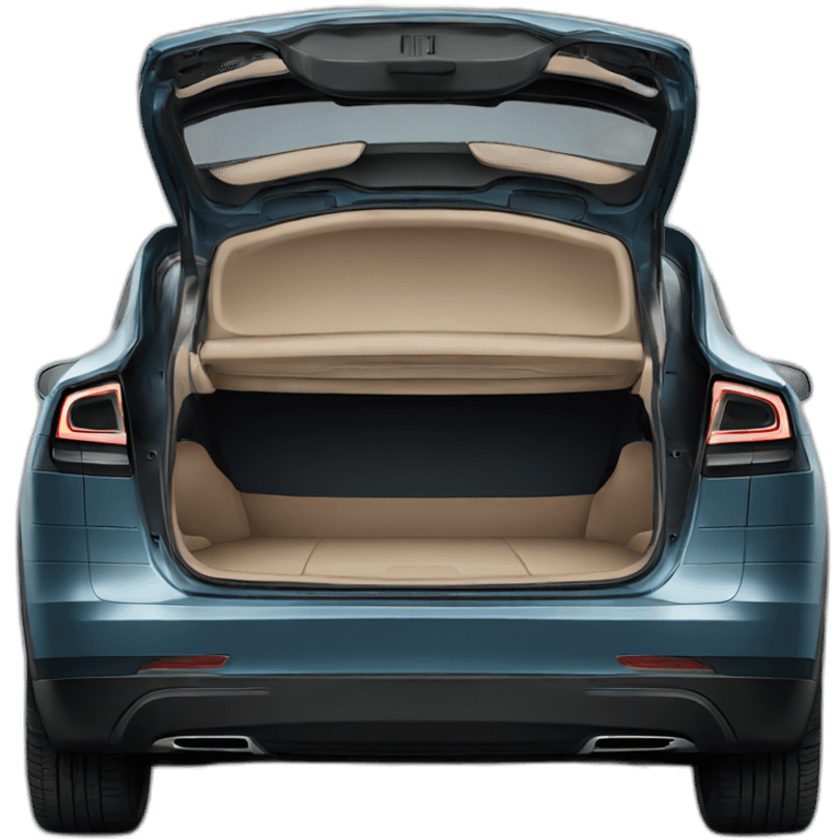 Tesla trunk emoji