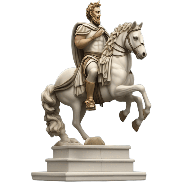 statue of Marcus Aurelius emoji