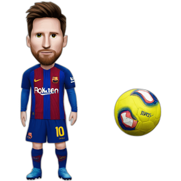 Messi 8 ballon dior  emoji