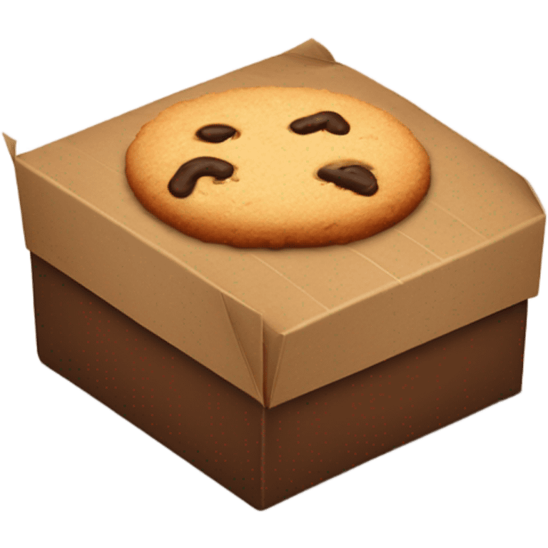 Crumbl cookie box emoji