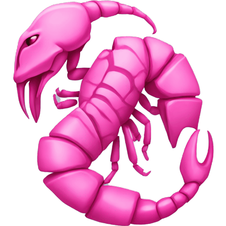 pink scorpio sign emoji