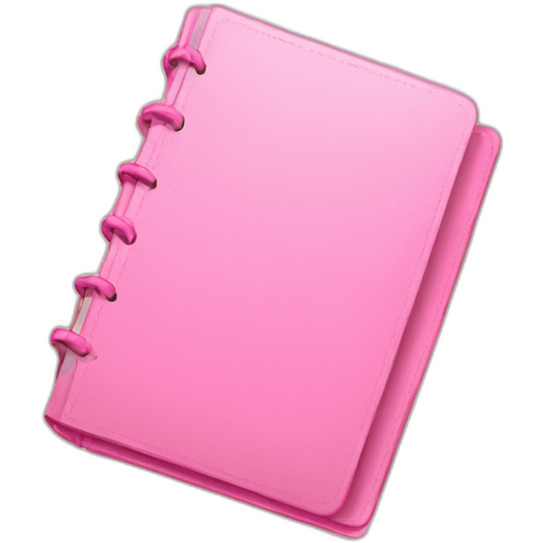 pink diary emoji