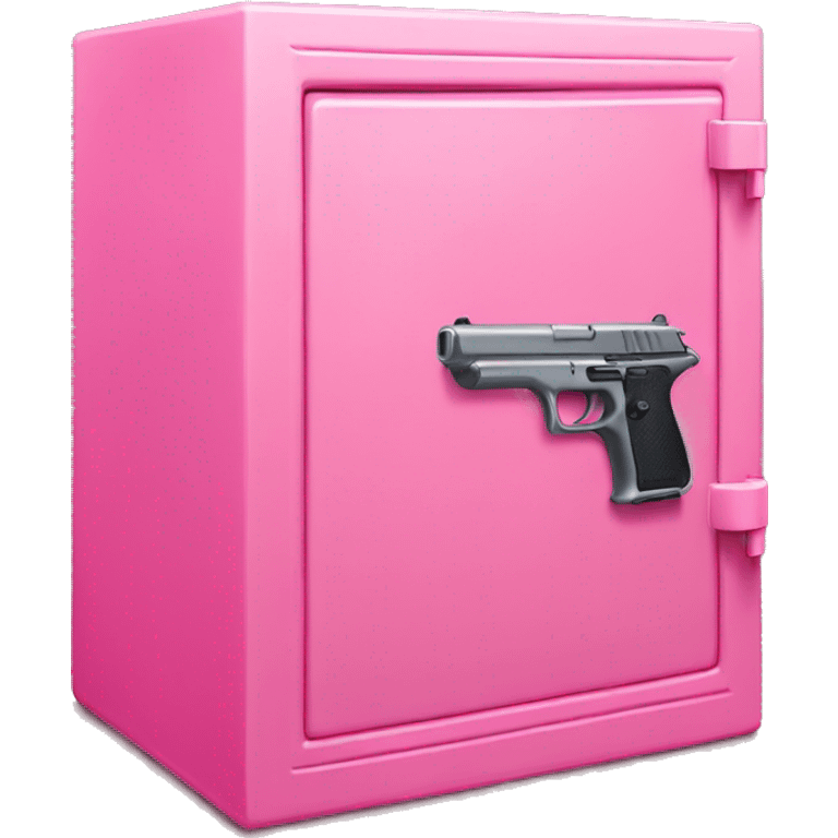 Pink gun safe emoji