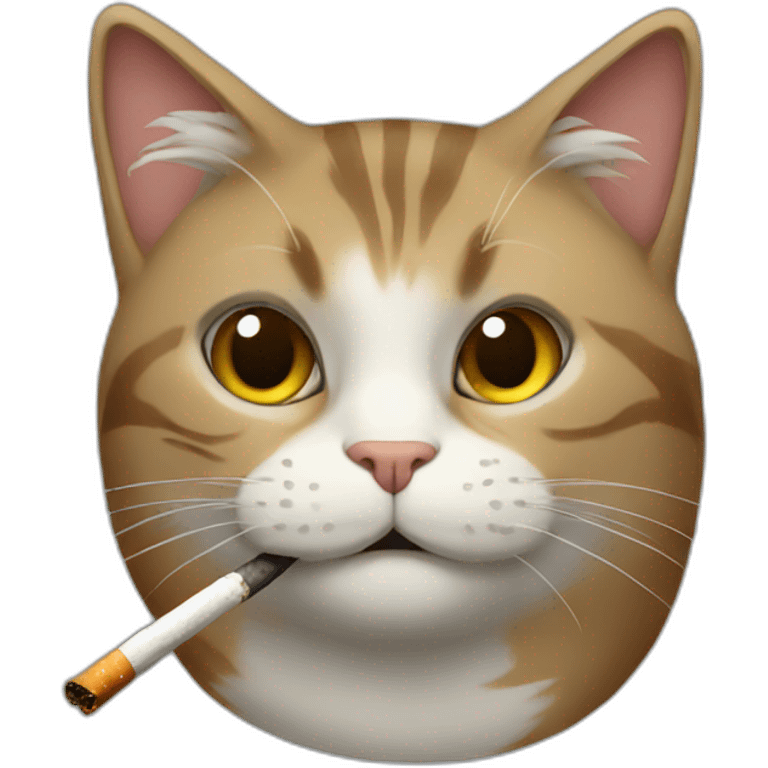 smoking cat emoji