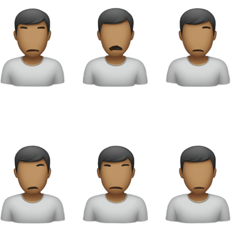 Create a person slouching emoji