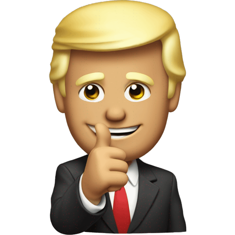 Trump giving thumbs up emoji