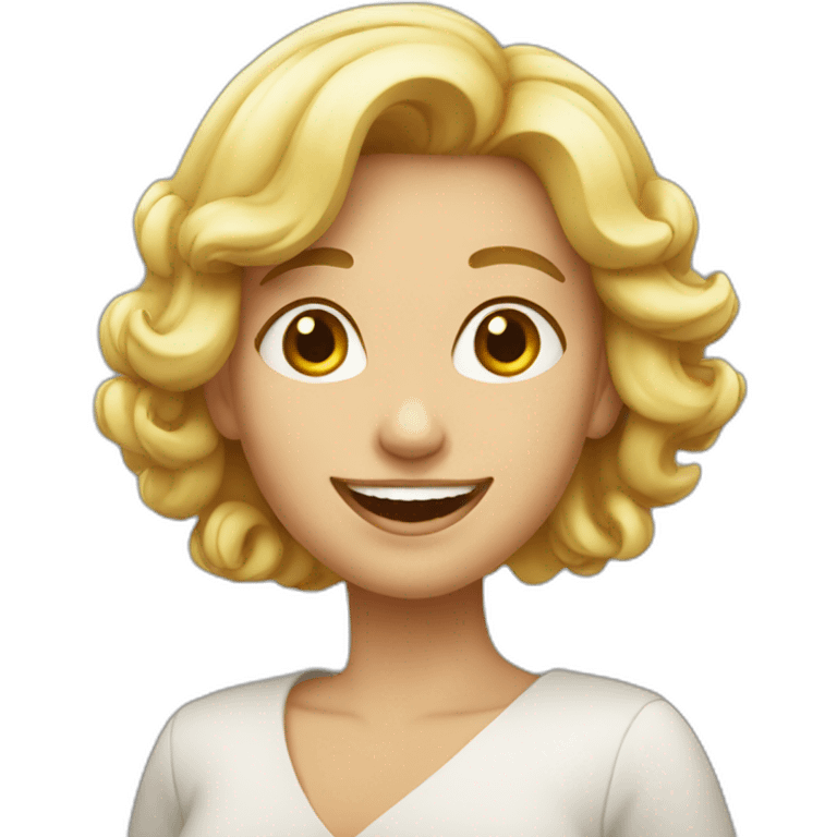 Femme heureux emoji