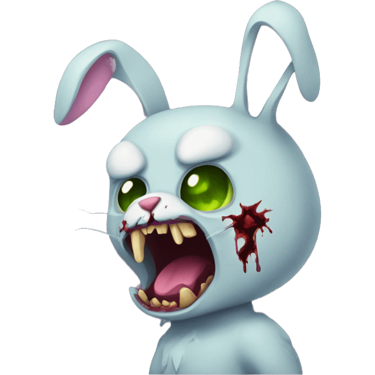 zombie bunny  emoji