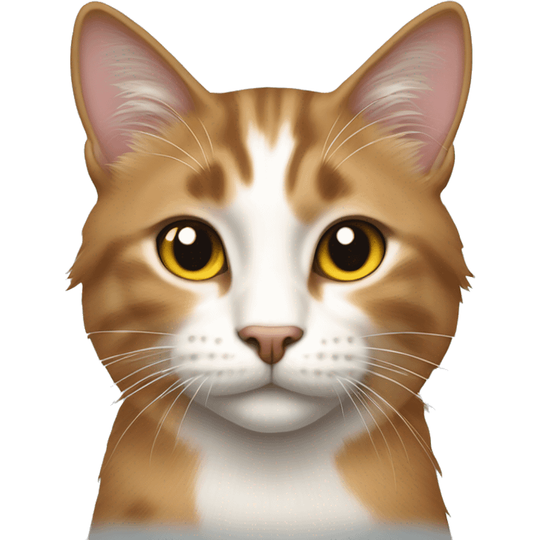 Carmel cat Norwegian Forest breed emoji