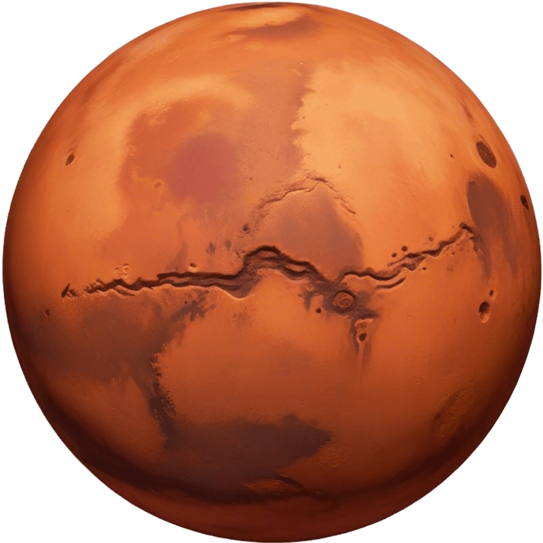 Planet Mars emoji