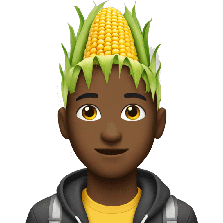 Teen with a corn  emoji