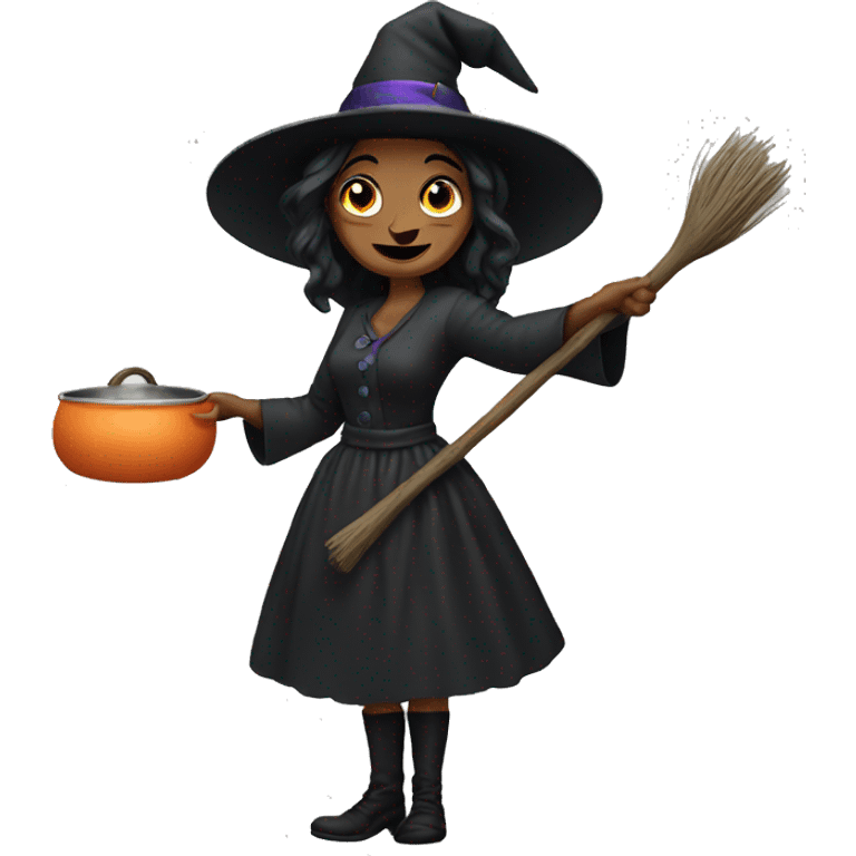 Kitchen witch emoji