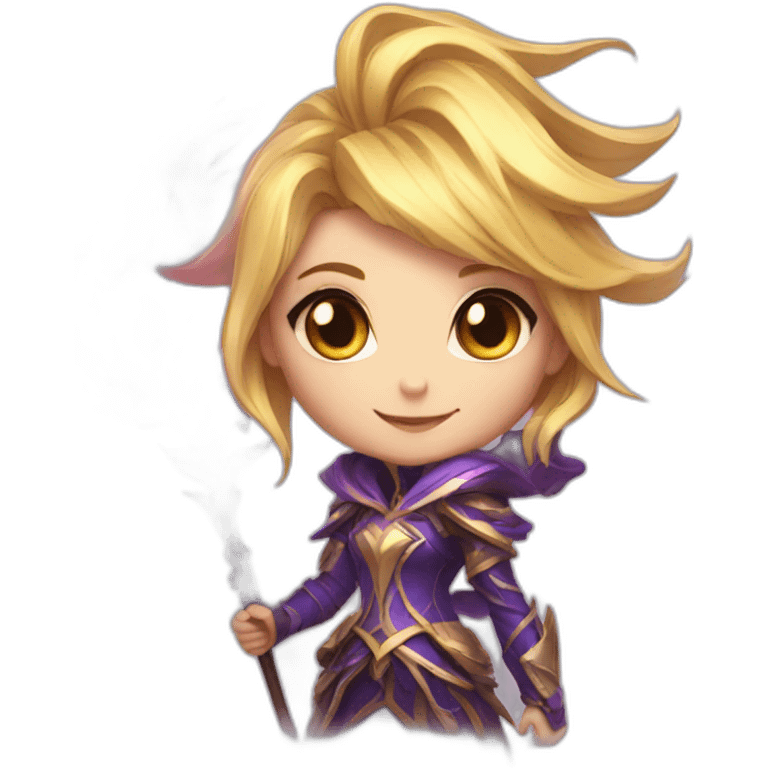 Lux elementalist from lol emoji