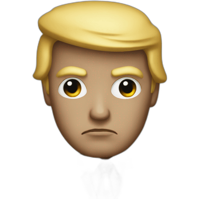 donald trump noir emoji