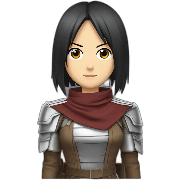 mikasa ackerman emoji